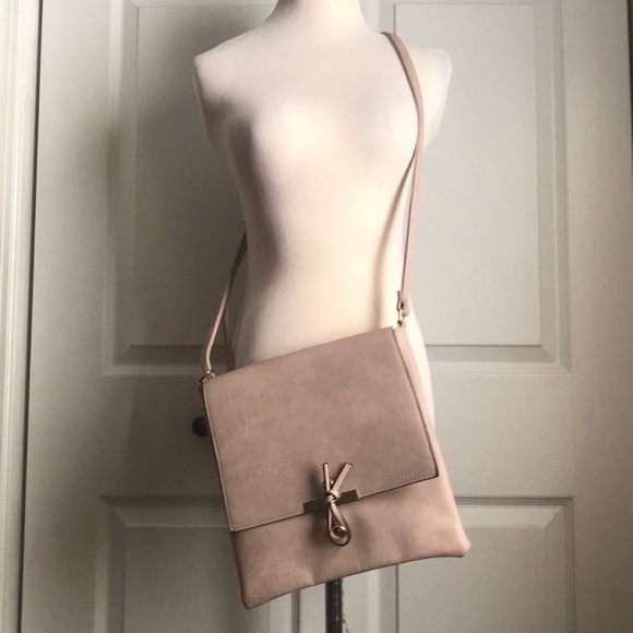 Blush pink pleather bag purse - Picture 2 of 5